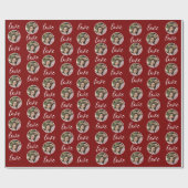 Gepersonaliseerde liefde van de valentijn Custom P Cadeaupapier (Vlak)