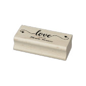 Gepersonaliseerde liefde van rubberstempel (Stempel)