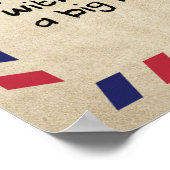 Gepersonaliseerde liefde voor mijn moeder bank, poster (Hoek)