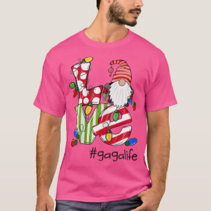 Gepersonaliseerde liefde voor vrouwen Gagalife Sno T-shirt