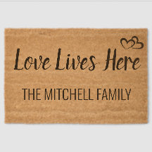 Gepersonaliseerde liefde woont hier familie
