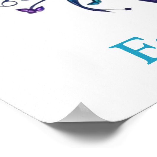 Gepersonaliseerde Liefdevolle Herinnering Zelfdodi Poster (Hoek)