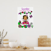 Gepersonaliseerde liefhebber, zegelbaar en aangepa poster (Keuken)