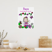 Gepersonaliseerde liefhebber, zegelbaar en aangepa poster (Keuken)