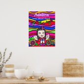 Gepersonaliseerde liefhebber, zegelbaar en aangepa poster (Keuken)