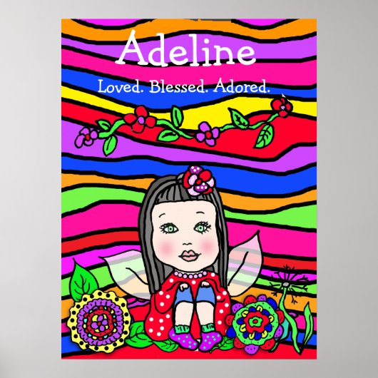 Gepersonaliseerde liefhebber, zegelbaar en aangepa poster (Voorkant)