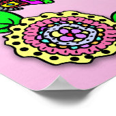 Gepersonaliseerde liefhebber, zegelbaar en aangepa poster (Hoek)