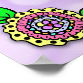 Gepersonaliseerde liefhebber, zegelbaar en aangepa poster (Hoek)