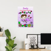 Gepersonaliseerde liefhebber, zegelbaar en aangepa poster (Thuiskantoor)