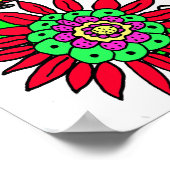 Gepersonaliseerde liefhebber, zegelbaar en aangepa poster (Hoek)