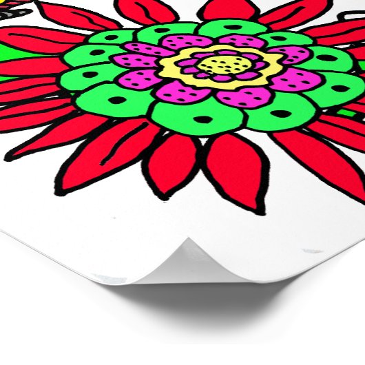 Gepersonaliseerde liefhebber, zegelbaar en aangepa poster (Hoek)