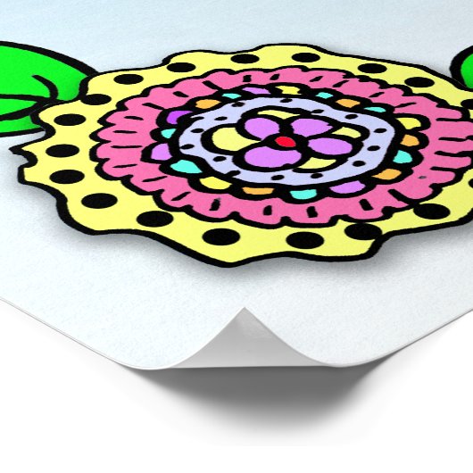 Gepersonaliseerde liefhebber, zegelbaar en aangepa poster (Hoek)