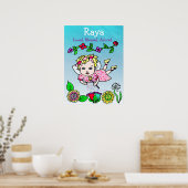 Gepersonaliseerde liefhebber, zegelbaar en aangepa poster (Keuken)