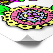 Gepersonaliseerde liefhebber, zegelbaar en aangepa poster (Hoek)