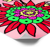 Gepersonaliseerde liefhebber, zegelbaar en aangepa poster (Hoek)