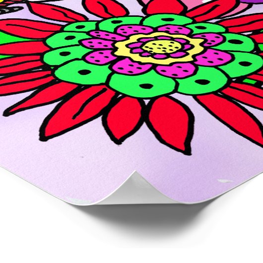 Gepersonaliseerde liefhebber, zegelbaar en aangepa poster (Hoek)