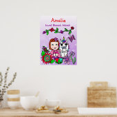 Gepersonaliseerde liefhebber, zegelbaar en aangepa poster (Keuken)