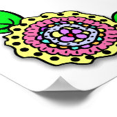 Gepersonaliseerde liefhebber, zegelbaar en aangepa poster (Hoek)