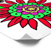 Gepersonaliseerde liefhebber, zegelbaar en aangepa poster (Hoek)