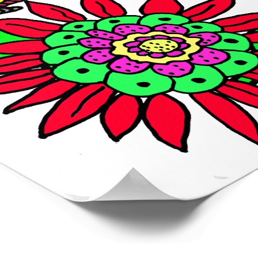 Gepersonaliseerde liefhebber, zegelbaar en aangepa poster (Hoek)