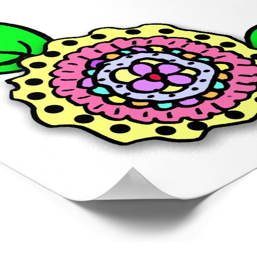 Gepersonaliseerde liefhebber, zegelbaar en aangepa poster (Hoek)