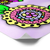 Gepersonaliseerde liefhebber, zegelbaar en aangepa poster (Hoek)