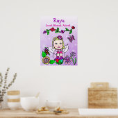 Gepersonaliseerde liefhebber, zegelbaar en aangepa poster (Keuken)