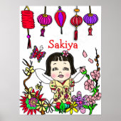 Gepersonaliseerde liefhebber, zegelbaar en aangepa poster (Voorkant)