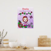 Gepersonaliseerde liefhebber, zegelbaar en aangepa poster (Keuken)