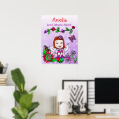 Gepersonaliseerde liefhebber, zegelbaar en aangepa poster (Thuiskantoor)