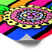 Gepersonaliseerde liefhebber, zegelbaar en aangepa poster (Hoek)