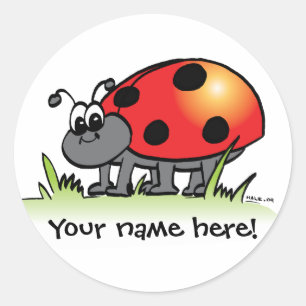 Gepersonaliseerde lieveheersbeestje Sticker