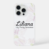 Gepersonaliseerde Liliana telefoonhoes iPhone Hoesje (Achterkant)