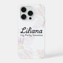Gepersonaliseerde Liliana telefoonhoes