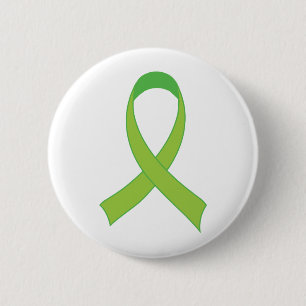Gepersonaliseerde Lime Green Awareness Gift Ronde Button 5,7 Cm