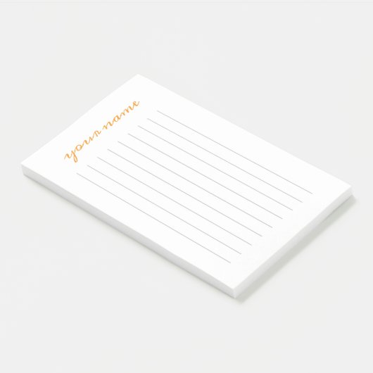 Gepersonaliseerde line-up merkt het op post-it® notes (Schuin)