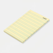 Gepersonaliseerde Lined School Notitieboek Papier Post-it® Notes (Schuin)