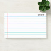 Gepersonaliseerde Lined School Notitieboek Papier Post-it® Notes (Kantoor)