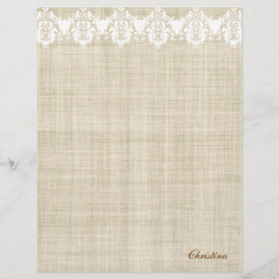 Gepersonaliseerde Linen & Lace Pretty Flyer