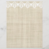 Gepersonaliseerde Linen & Lace Pretty Flyer (Achterkant)