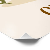 Gepersonaliseerde Lion Poster voor kinderen (Hoek)