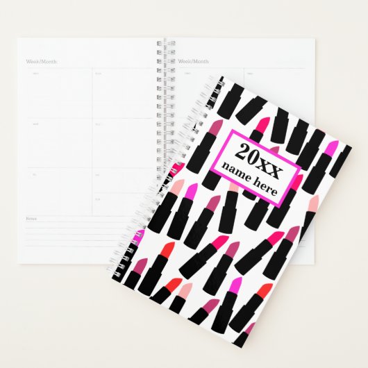 Gepersonaliseerde Lipstick Planner (Display)