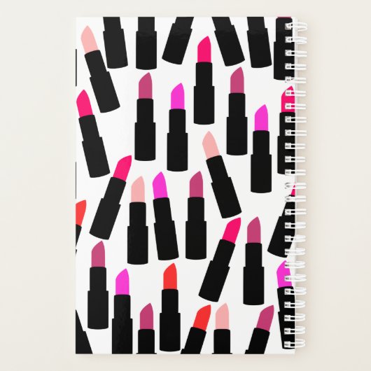 Gepersonaliseerde Lipstick Planner (Achterkant)