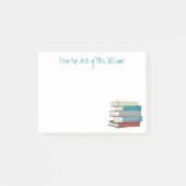 Gepersonaliseerde literatuurleraar & bibliothecari post-it® notes (Voorkant)