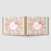 Gepersonaliseerde Little Baby Girl Baby shower Boe Gastenboek (Volledig)