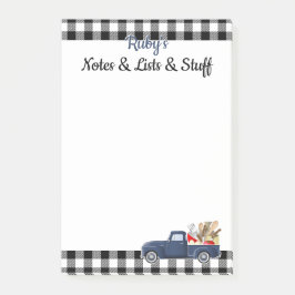 Gepersonaliseerde Little Blue  Truck Post-it® Notes