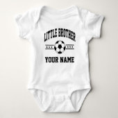 Gepersonaliseerde Little Brother Voetbal Romper (Voorkant)