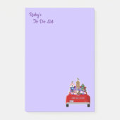 Gepersonaliseerde Little Red Truck Spring Post-it® Notes (Voorkant)