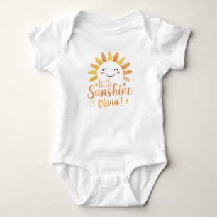 Gepersonaliseerde "Little Sunshine" Baby Bodysuit