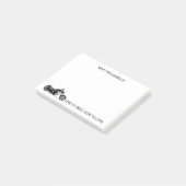 Gepersonaliseerde Live to Ride, Ride to Live Motor Post-it® Notes (Schuin)